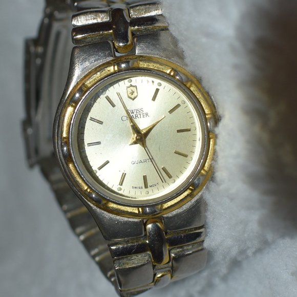 Swiss Charter Two-Tone SS Swiss Made Quartz Watch